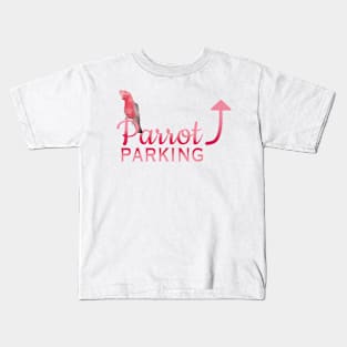 Parrot Parking - Galah Cockatoo Kids T-Shirt